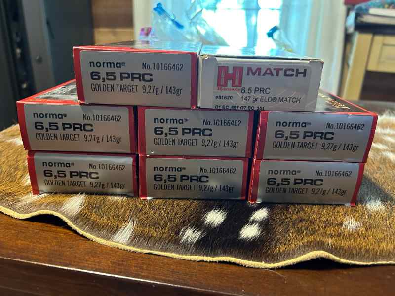 6.5 PRC Factory Ammo