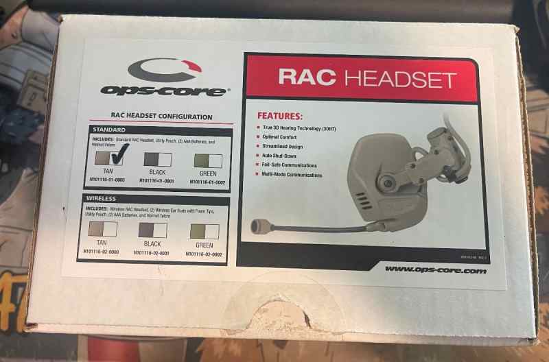 Ops-core rac headset 