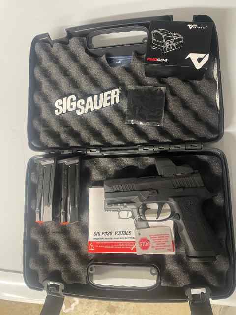 Sig P320 X-Compact 9mm NIB + extras