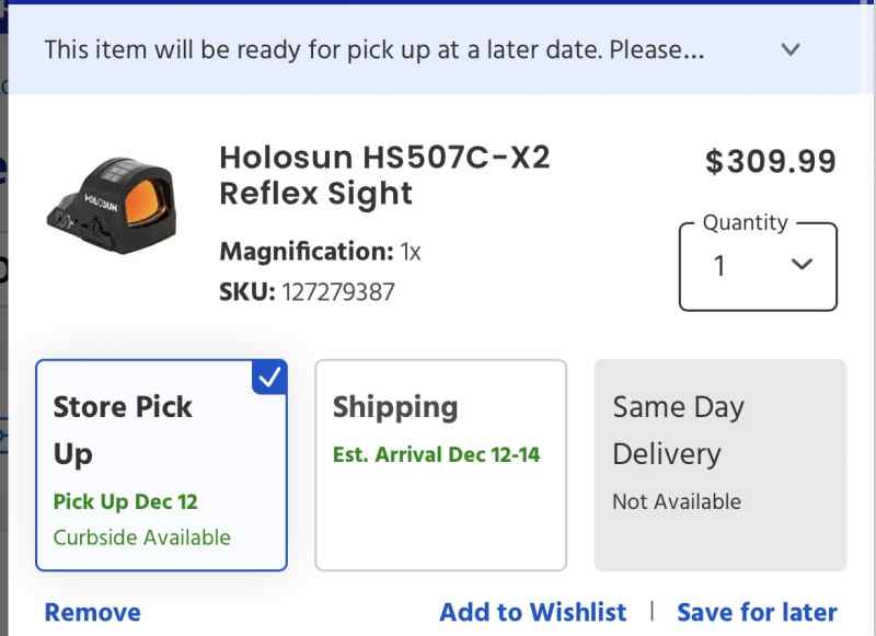 Holosun HS507c-X2 reflex sight