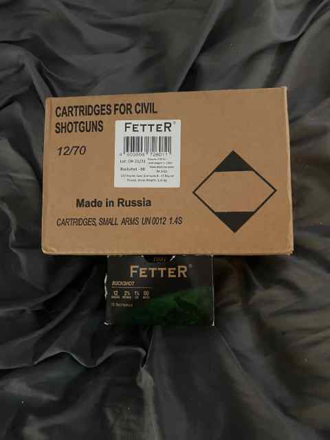 Russian Fetter OO Buck Shot 135 Rounds cash only