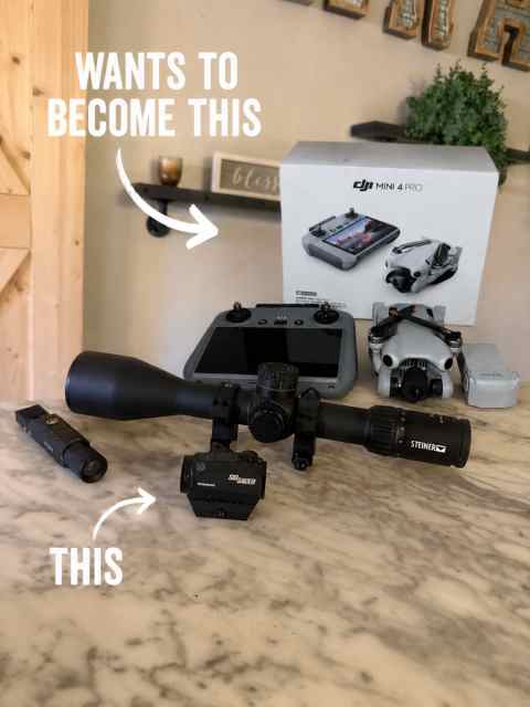 Steiner Scope etc trade for DJI Drone 