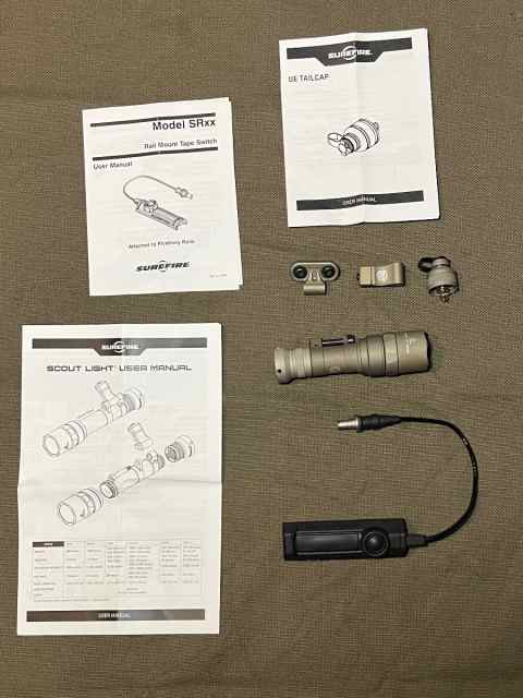 SUREFIRE MINI SCOUT LIGHT SETUP