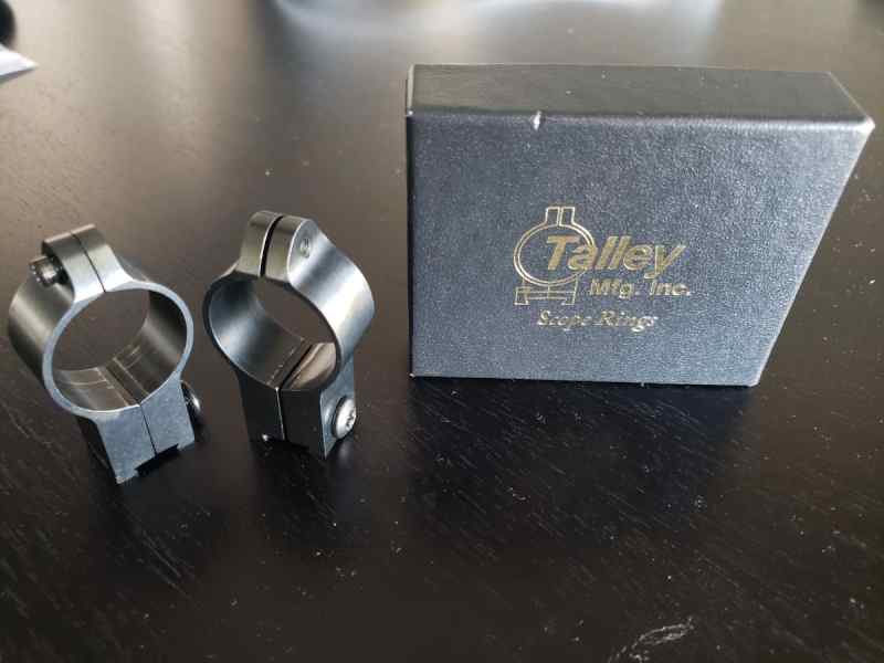 Talley 22CZRH 1&quot; High Rimfire Rings