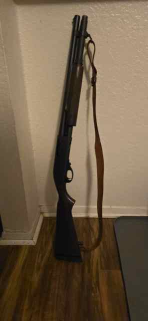 Remington 870 18.5" barrel +2 ext.