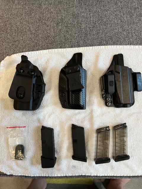 Glock 43 mags and Holsters