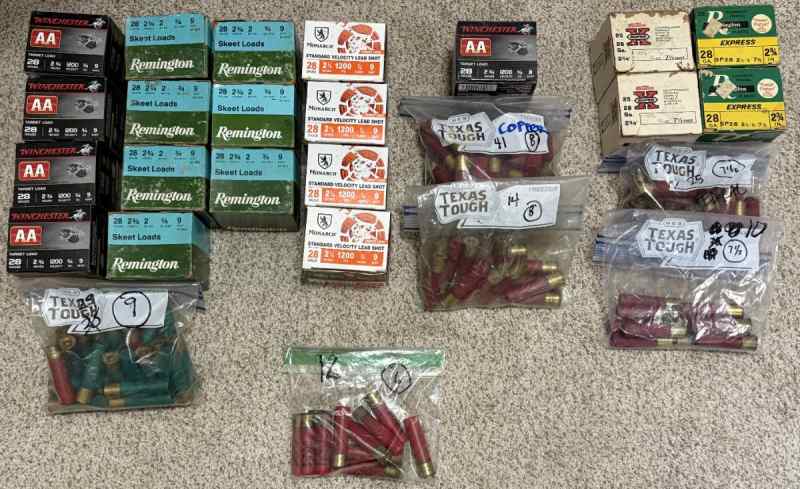 28ga Ammo Shotshells (631 Rounds Total) - $325 OBO
