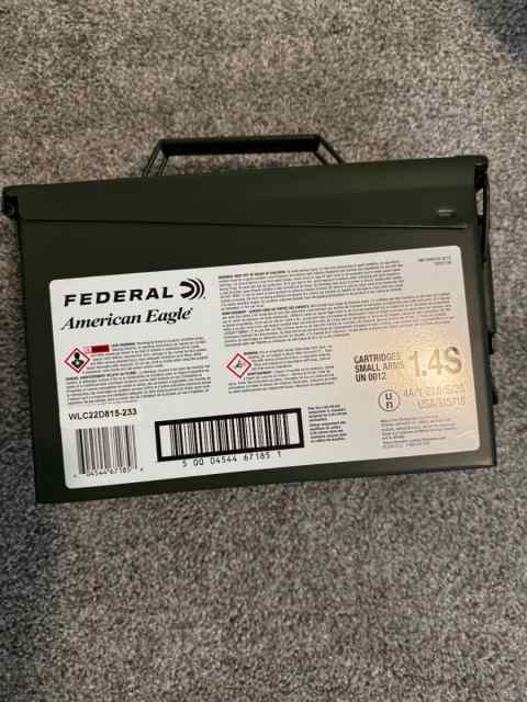 556 55gr - 420 Rounds FMJ - FEDERAL American Eagle