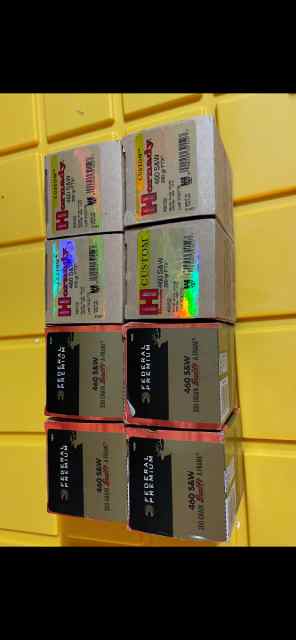 Smith and Wesson 460 ammo. 60.00 bx 