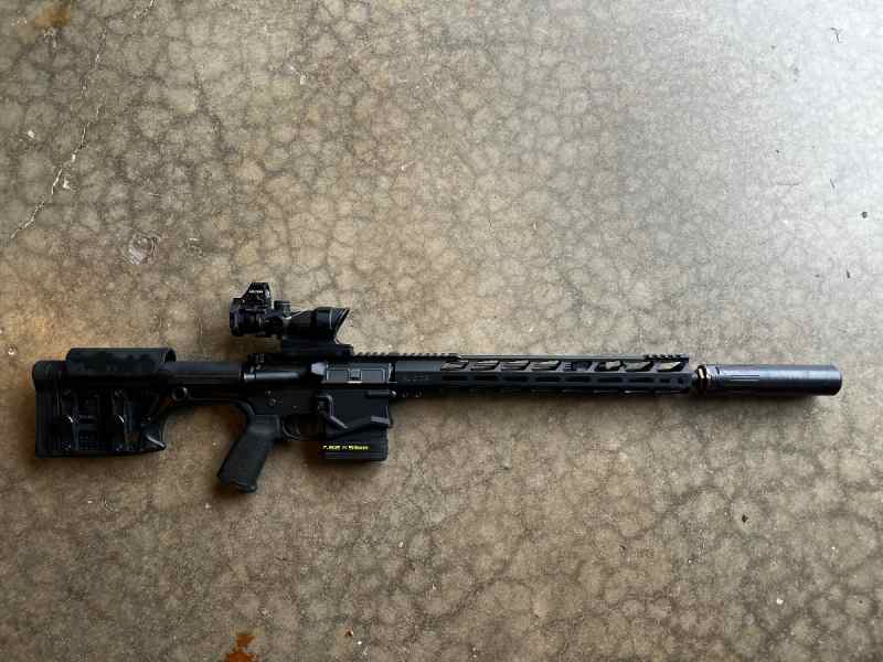 Upgraded Ruger SFAR 308 AR10 w/wo acog &amp; RMR