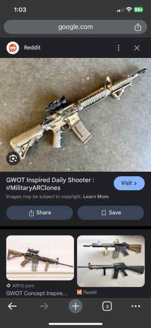 Looking for GWOT M4 WTT