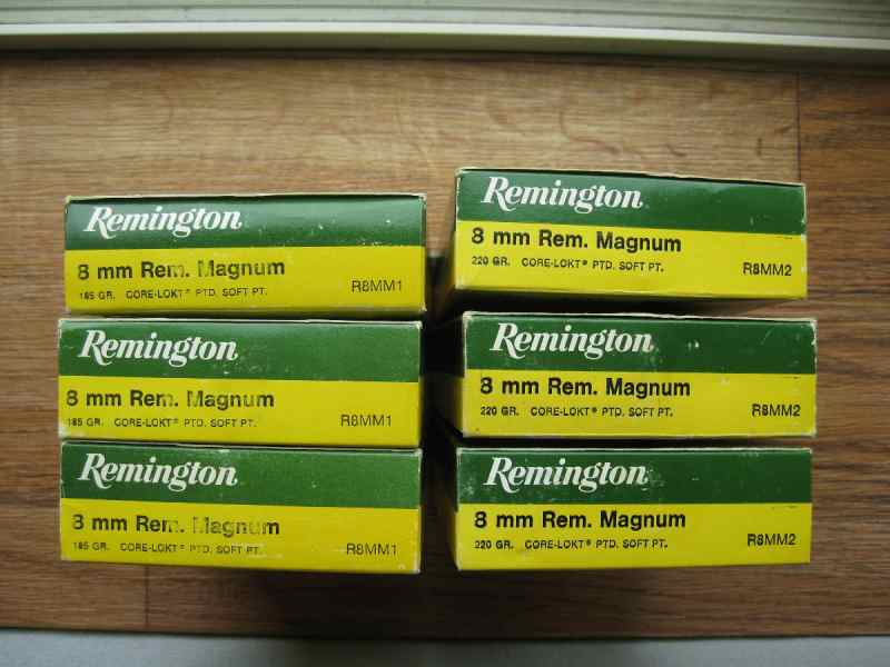 Remington 8mm Rem Mag Factory Ammo