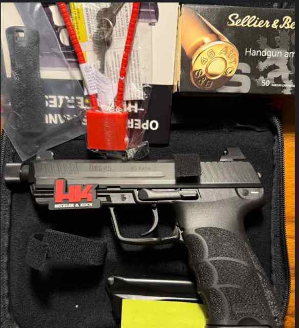 NEW HK45 Tactical .45 V7 LEM - (2) 10rd mags