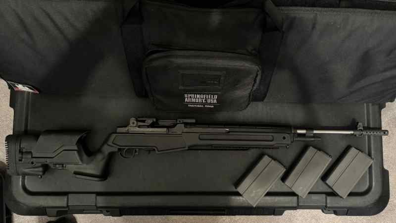 M1A Loaded Precision 6.5 Creedmoor Rifle - Black