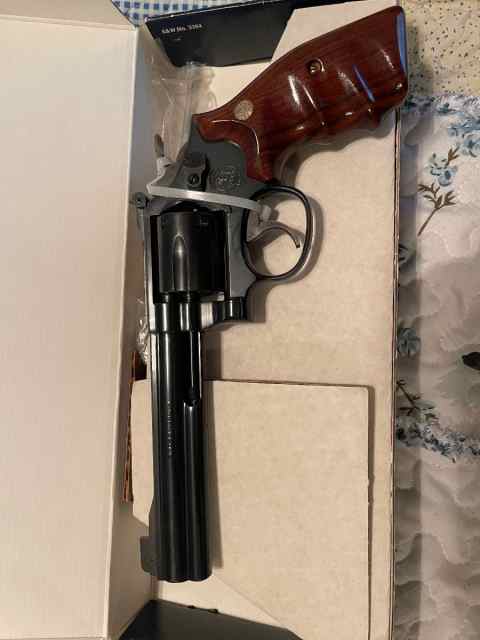 Smith and Wesson model 14.   38 spec target 1100.