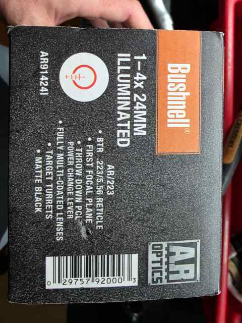 Bushnell lpvo 1×4×24mm illuminated