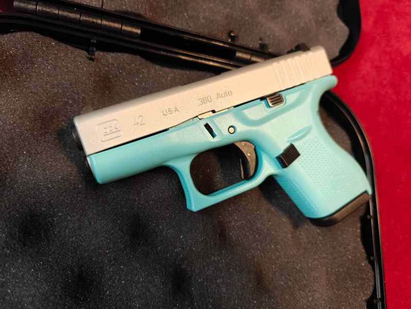 ⚠️ NEW - Glock 42 – Tiffany Edition - .380 Cal ⚠️