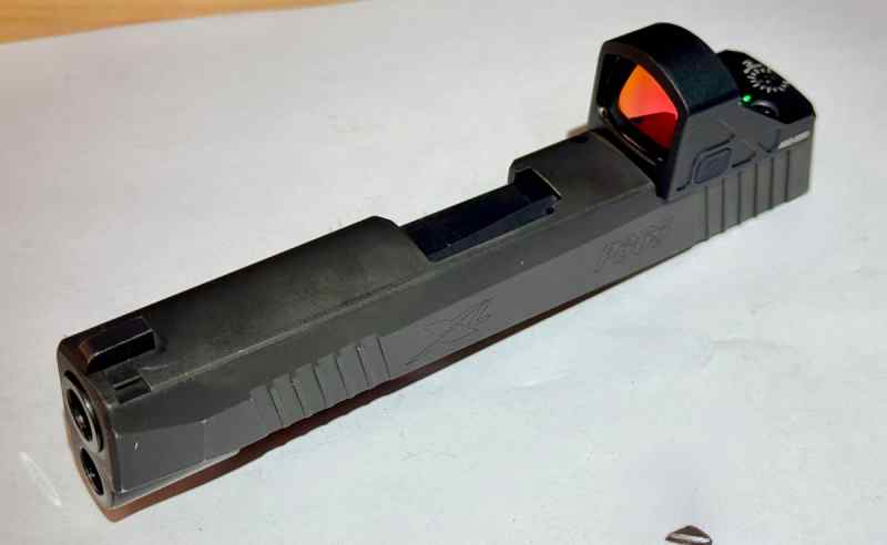 Sig Sauer P365 XL 9mm COMPLETE Slide with Red Dot 