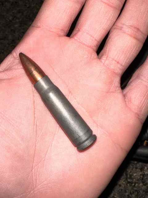 39rds of steel casing 7.62x39 tulammo 