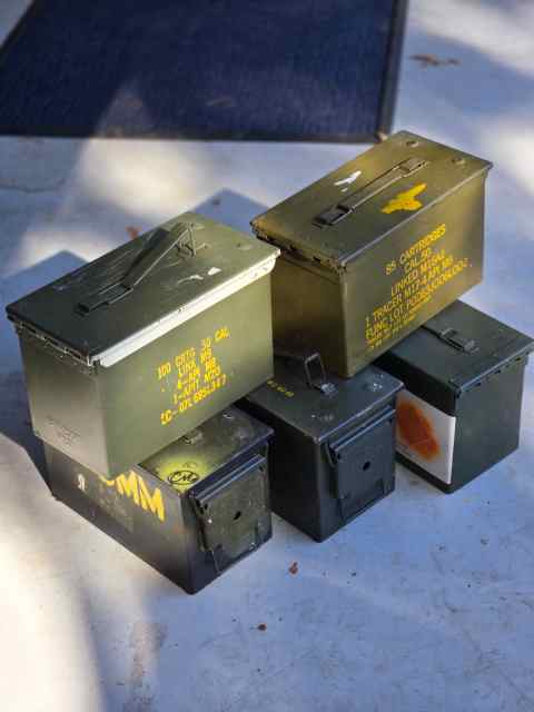 50 cal ammo cans Grade A