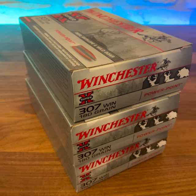 307 WIN, 180 Grain, Winchester Super X ammo