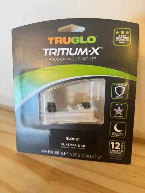 Tritium-X Day &amp; Night Sights New in Package