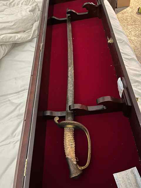 Civil War foot officers sword 