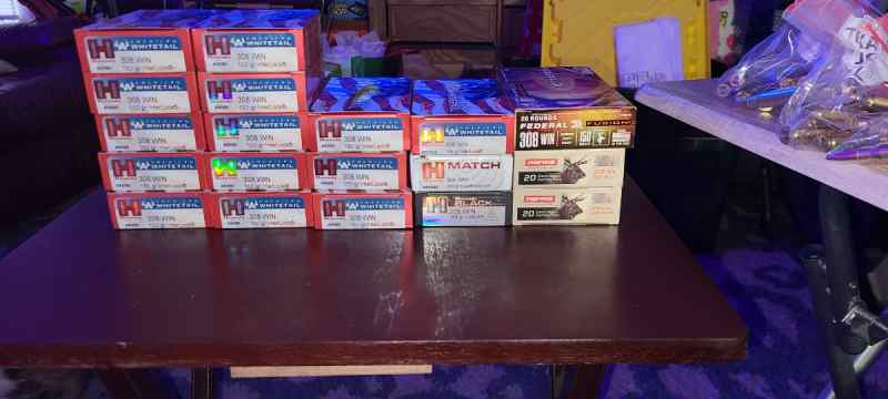 Assorted 308 ammo all brass all New......