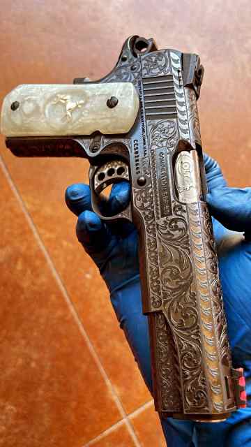 Colt 1911 Fully Engraved 