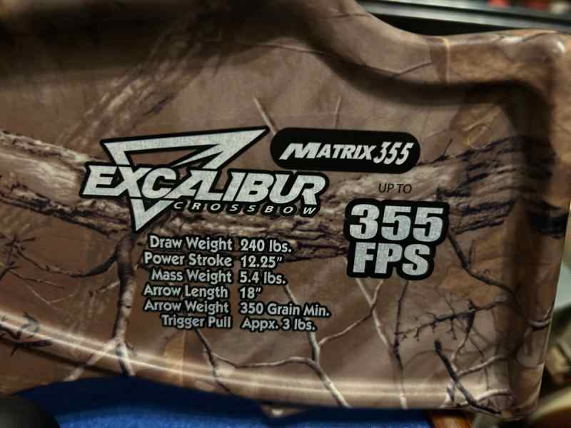 Excalibur Matrix 355 FP Crossbow