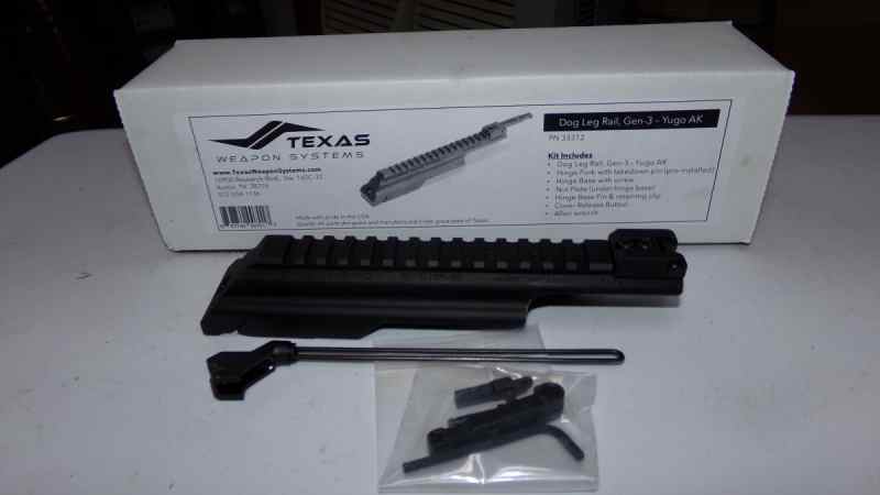 Texas Weapons Systems Dog Leg Rail, Gen 3 Yugo AK