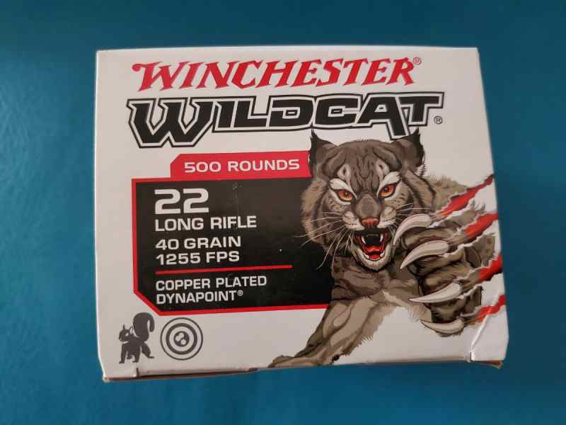 Winchester Wildcat .22 LR 40-Grain, 500 Rounds