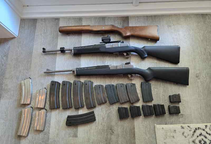 Two Ruger Mini 14s 