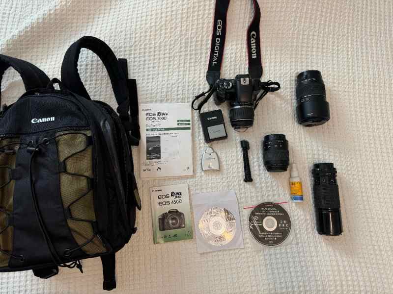 Canon eos rebel camera package