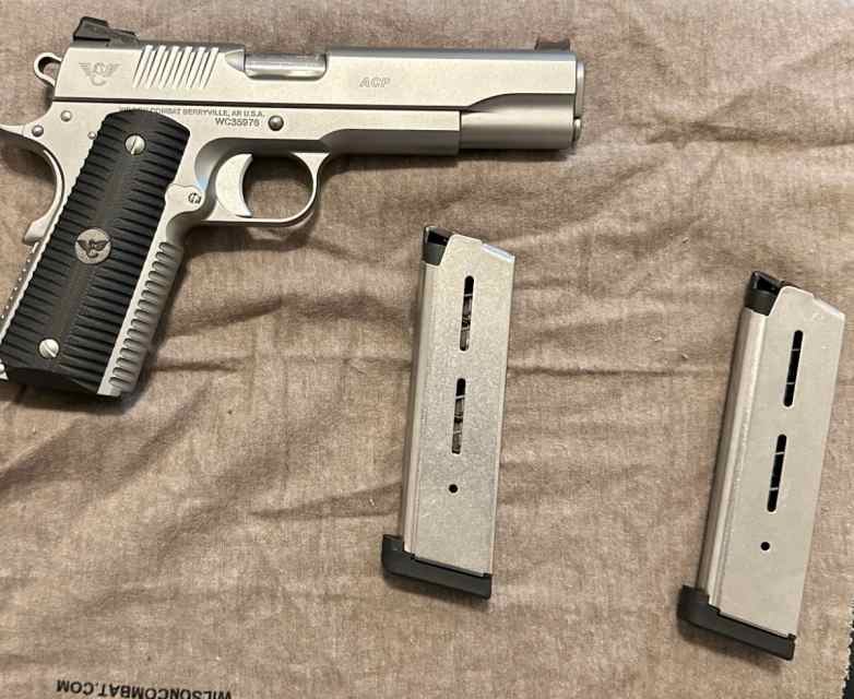 2 Unfired Wilson Combat 1911s