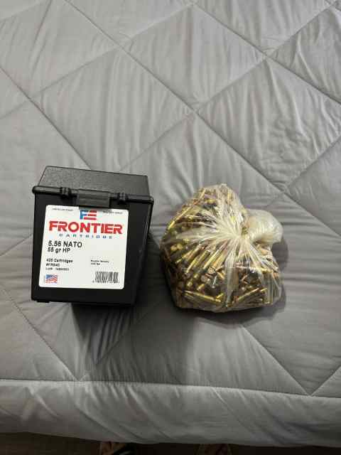 840 rd 55gr HP Frontier 5.56 NATO $.35/rd