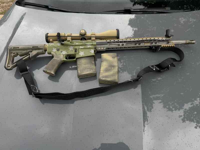 Custom AR-10 18” 308 + extras and optic options