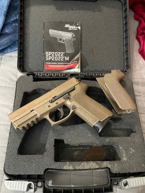 Sig sauer sp2022 9 mm